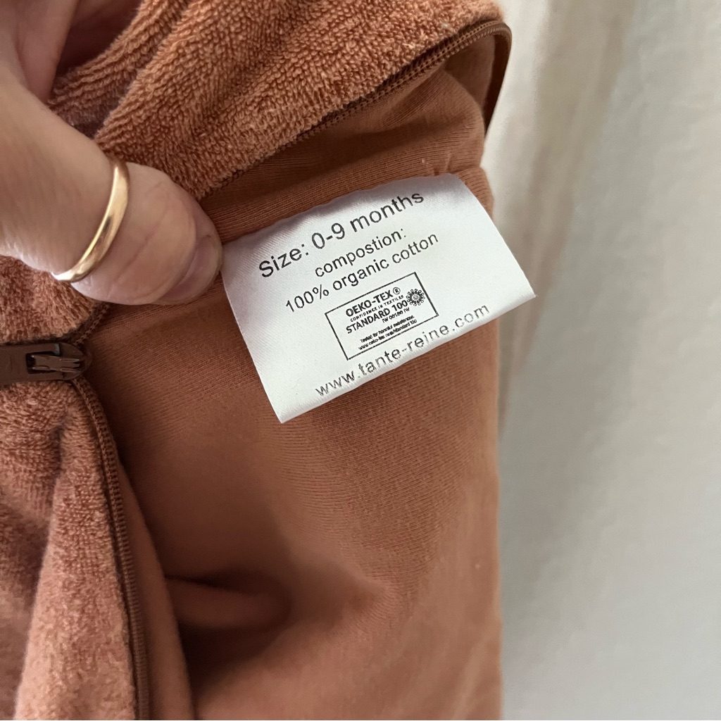 Tante Reine 0-9m Organic Cotton Lightweight Sleeping Bag In Amber — image 3 of 6